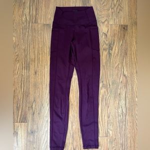 Ethos All Day Leggings, Size XS Tall, Plum